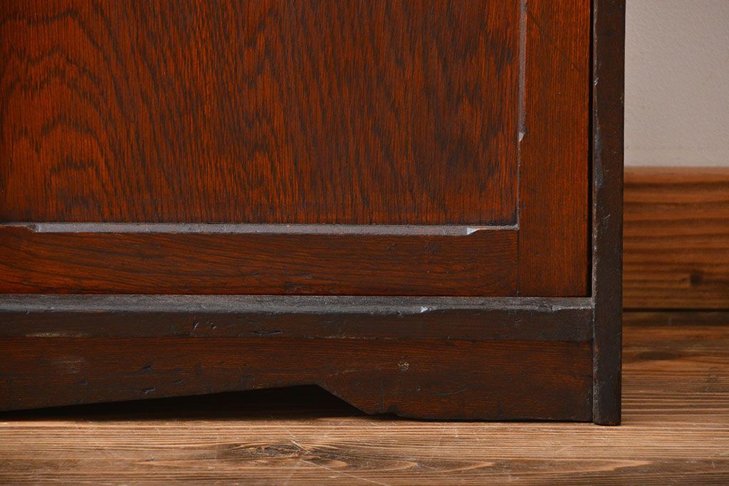 アンティーク家具　和製アンティーク　古い木製のライティングビューロー