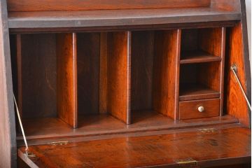 アンティーク家具　和製アンティーク　古い木製のライティングビューロー