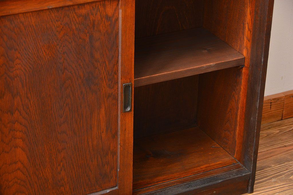 アンティーク家具　和製アンティーク　古い木製のライティングビューロー