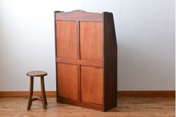 アンティーク家具　和製アンティーク　古い木製のライティングビューロー