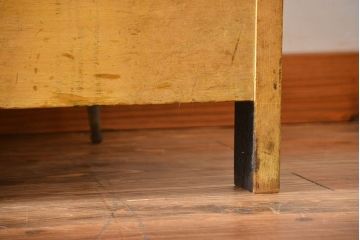 レトロ家具　昭和レトロ　古い木製のアンティークガラスケース(ショーケース)