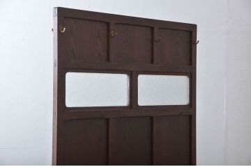 アンティーク雑貨　アンティーク ダイヤガラス入り!フック付きパーテーション(衝立て)