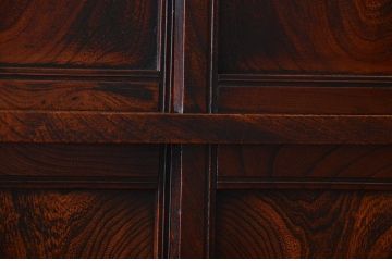 アンティーク家具　古民具・骨董　高級品!三方欅材の二段重ね三尺水屋箪笥