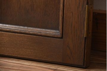 中古　永田良介商店製　高級品!鳥の彫刻が施されたおしゃれな扉