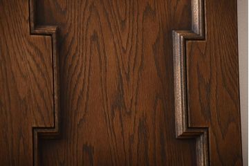 中古　永田良介商店製!優美でおしゃれな高級引き戸2枚セット(2)