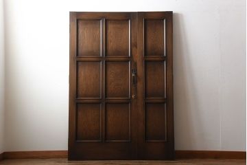 中古　両開き　永田良介商店製!優美で高級な親子ドア(定価約58万円)