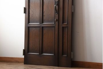 中古　両開き　永田良介商店製　高級品　上品でお洒落な親子ドア