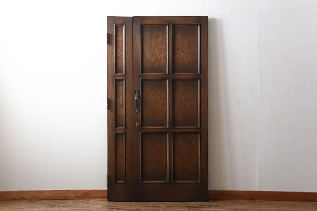 中古　両開き　永田良介商店製　高級品　上品でお洒落な親子ドア