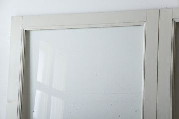 アンティーク　店舗にぴったり!背の高いペイント引き戸3枚セット