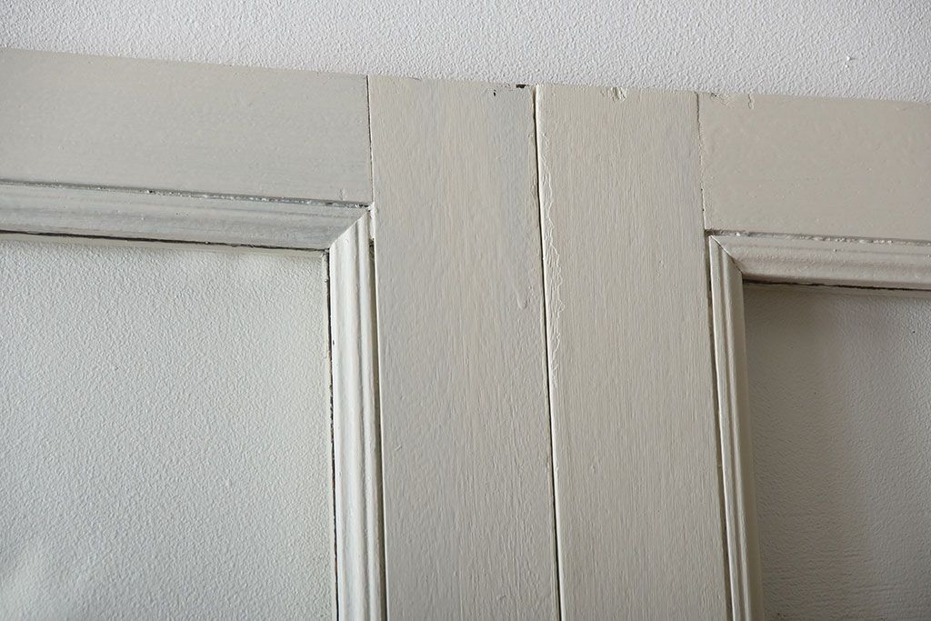 アンティーク　店舗にぴったり!背の高いペイント引き戸3枚セット