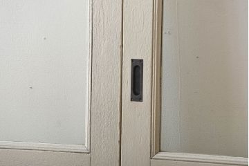 アンティーク　店舗にぴったり!背の高いペイント引き戸3枚セット