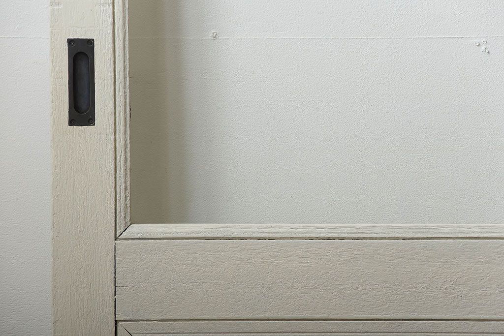 アンティーク　店舗にぴったり!背の高いペイント引き戸3枚セット