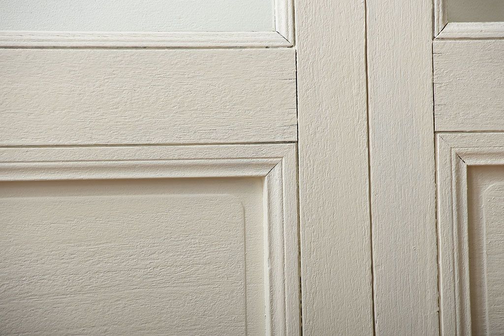 アンティーク　店舗にぴったり!背の高いペイント引き戸3枚セット