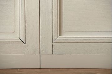 アンティーク　店舗にぴったり!背の高いペイント引き戸3枚セット