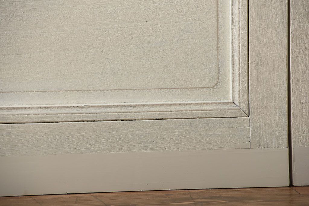 アンティーク　店舗にぴったり!背の高いペイント引き戸3枚セット