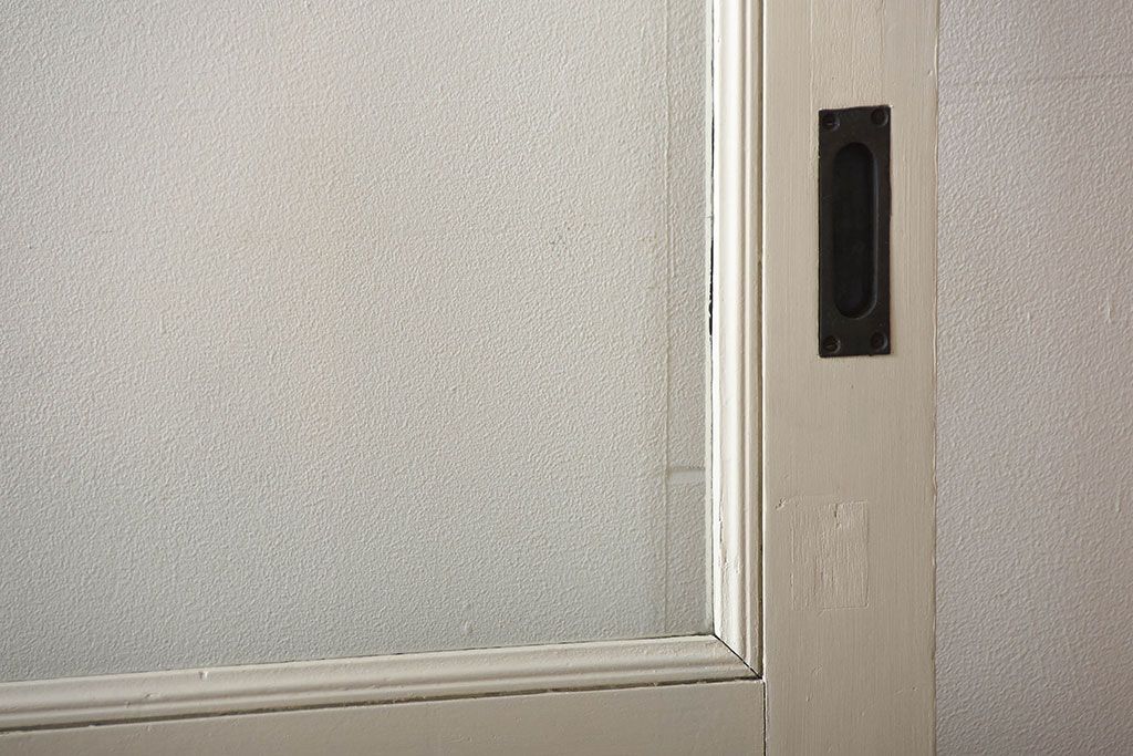 アンティーク　店舗にぴったり!背の高いペイント引き戸3枚セット