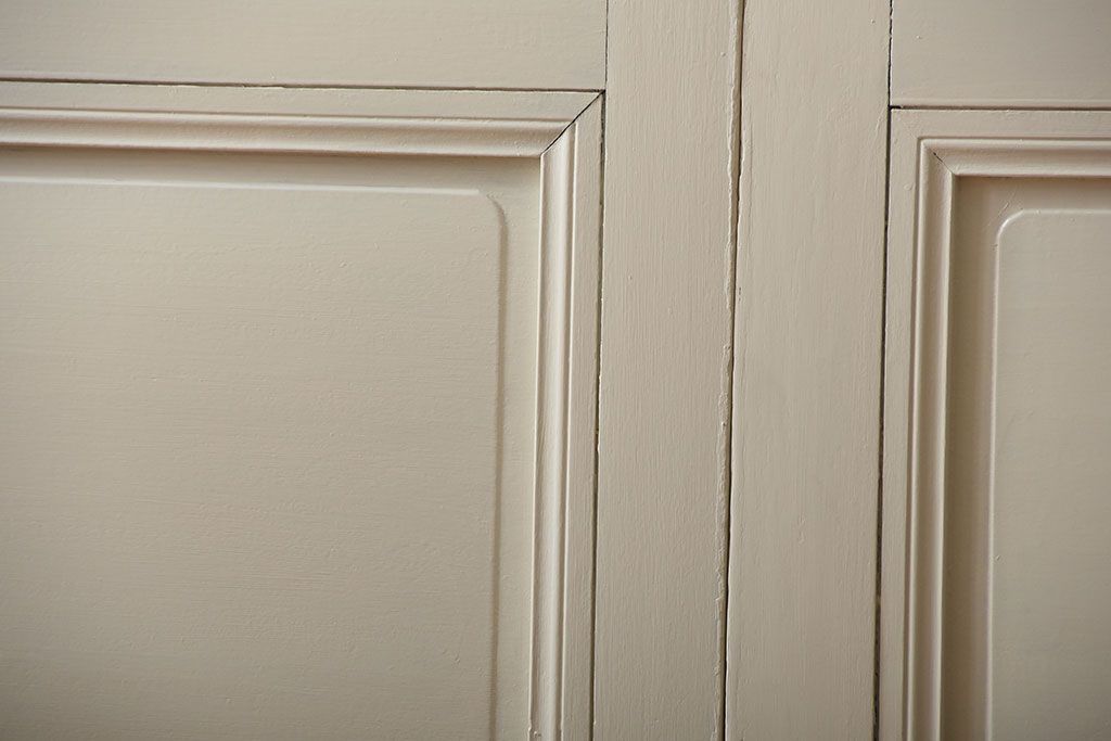 アンティーク　店舗にぴったり!背の高いペイント引き戸3枚セット