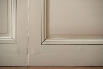 アンティーク　店舗にぴったり!背の高いペイント引き戸3枚セット