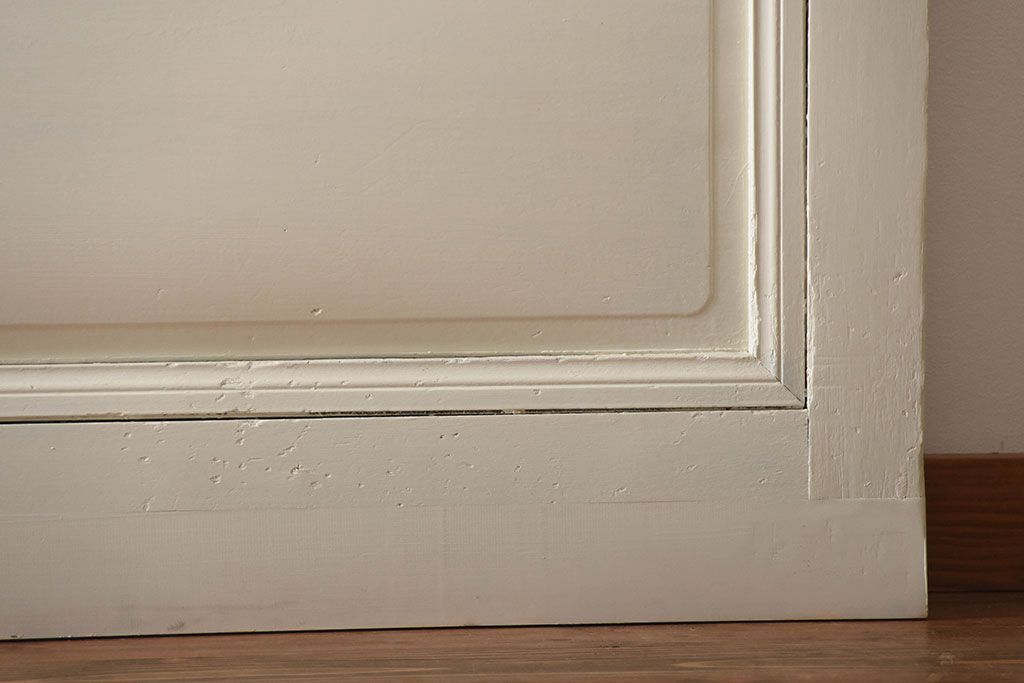 アンティーク　店舗にぴったり!背の高いペイント引き戸3枚セット