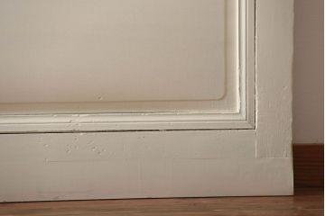 アンティーク　店舗にぴったり!背の高いペイント引き戸3枚セット