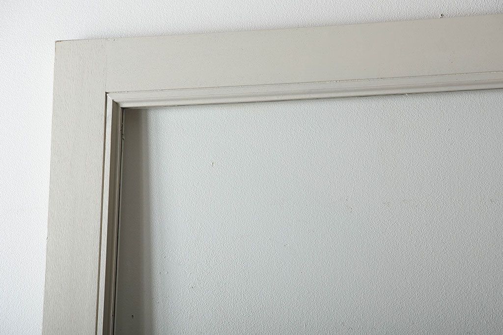 アンティーク　店舗にぴったり!背の高いペイント引き戸2枚セット