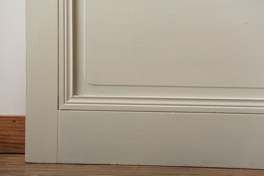 アンティーク　店舗にぴったり!背の高いペイント引き戸2枚セット