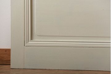 アンティーク　店舗にぴったり!背の高いペイント引き戸2枚セット