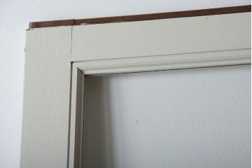 アンティーク　店舗にぴったり!背の高いペイント引き戸2枚セット