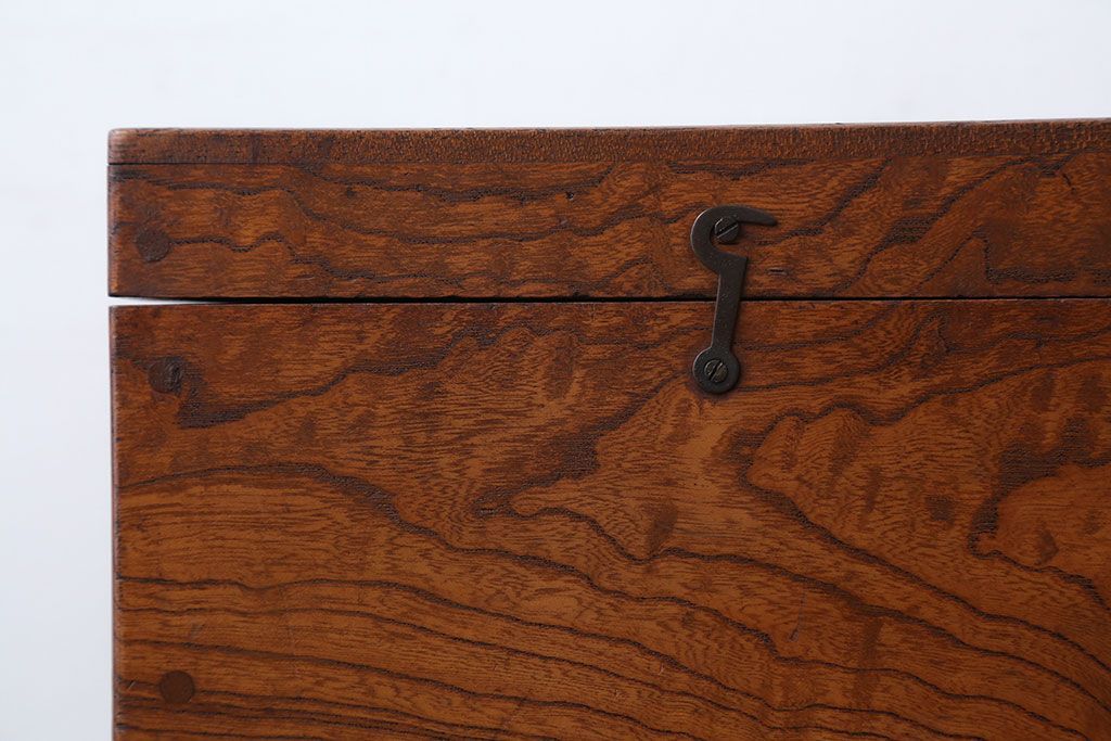 アンティーク雑貨　アンティーク　古い木製の収納箱(小箱・収納ケース)