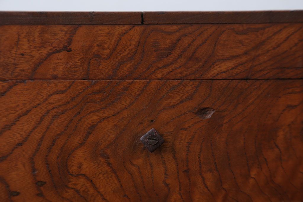 アンティーク雑貨　アンティーク　古い木製の収納箱(小箱・収納ケース)