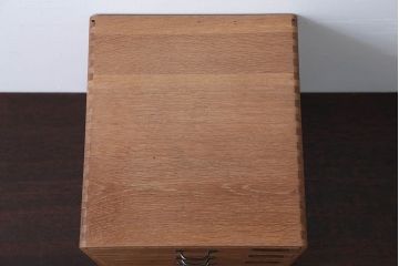 アンティーク家具　和製アンティーク　ネームプレート!古い木製の小引き出し