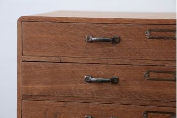 アンティーク家具　和製アンティーク　ネームプレート!古い木製の小引き出し