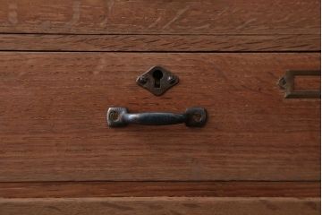 アンティーク家具　和製アンティーク　ネームプレート!古い木製の小引き出し