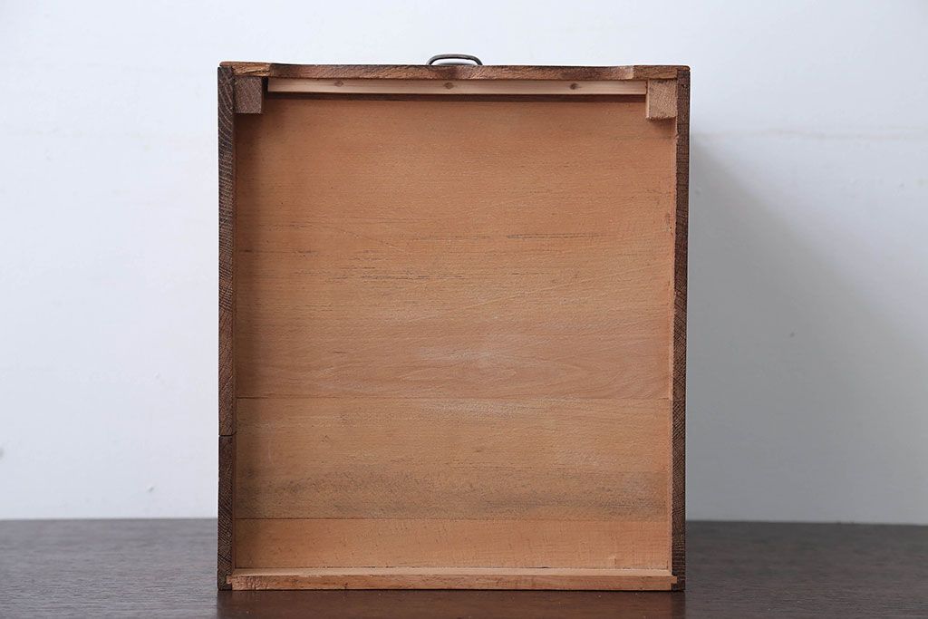 アンティーク家具　和製アンティーク　ネームプレート!古い木製の小引き出し