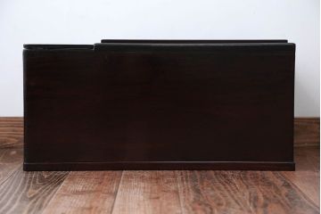 アンティーク雑貨　古民具・骨董　古い唐木材の上品でシックなアンティーク長火鉢