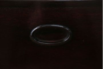 アンティーク雑貨　古民具・骨董　古い唐木材の上品でシックなアンティーク長火鉢