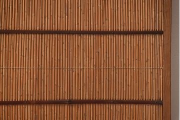 古民具・骨董　和製アンティークの趣のある簾戸(簀戸、葦戸)4枚セット(1)