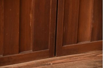 古民具・骨董　和製アンティークの趣のある簾戸(簀戸、葦戸)4枚セット(2)