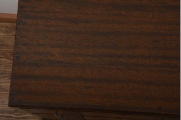 レトロ家具　昭和レトロ　古い木製の小ぶりなアンティークチェスト