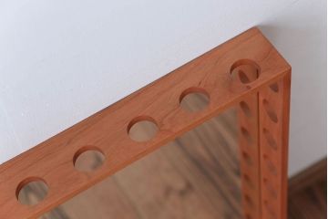 アンティーク雑貨　中古　イタリア製　ポラダ(porada)社の壁掛けミラー(鏡)箱付き(定価約6万円)