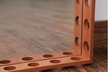 アンティーク雑貨　中古　イタリア製　ポラダ(porada)社の壁掛けミラー(鏡)箱付き(定価約6万円)