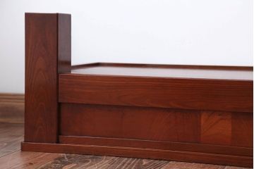 アンティーク雑貨　和製アンティーク　古い栗材と欅材の置床(飾り台・ディスプレイ台)