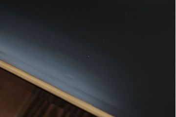 アンティーク雑貨　古民具・骨董　大正〜昭和初期・木製折り畳み膳2客(黒漆)