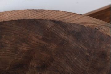 アンティーク雑貨　古民具・骨董　とても大きな古い木製のくりぬき木鉢