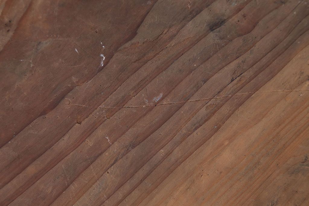 アンティーク雑貨　古民具・骨董　とても大きな古い木製のくりぬき木鉢