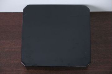 アンティーク雑貨　古民具・骨董　古い蒔絵梨地菓子箱(孔雀の図)