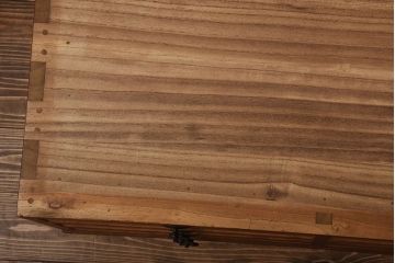 アンティーク家具　古民具・骨董　高級品!前面黒柿材・その他総桐材の6杯引き出し