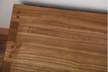 アンティーク家具　古民具・骨董　高級品!前面黒柿材・その他総桐材の6杯引き出し