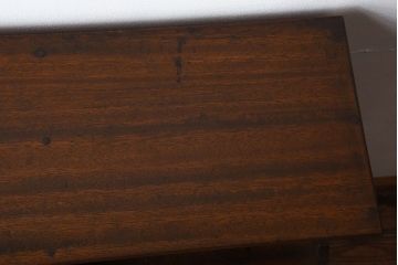 アンティーク家具　和製アンティーク　古い木製の小ぶりな変わり型本箱