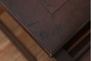アンティーク家具　アンティーク　古いナラ材のロールトップデスク